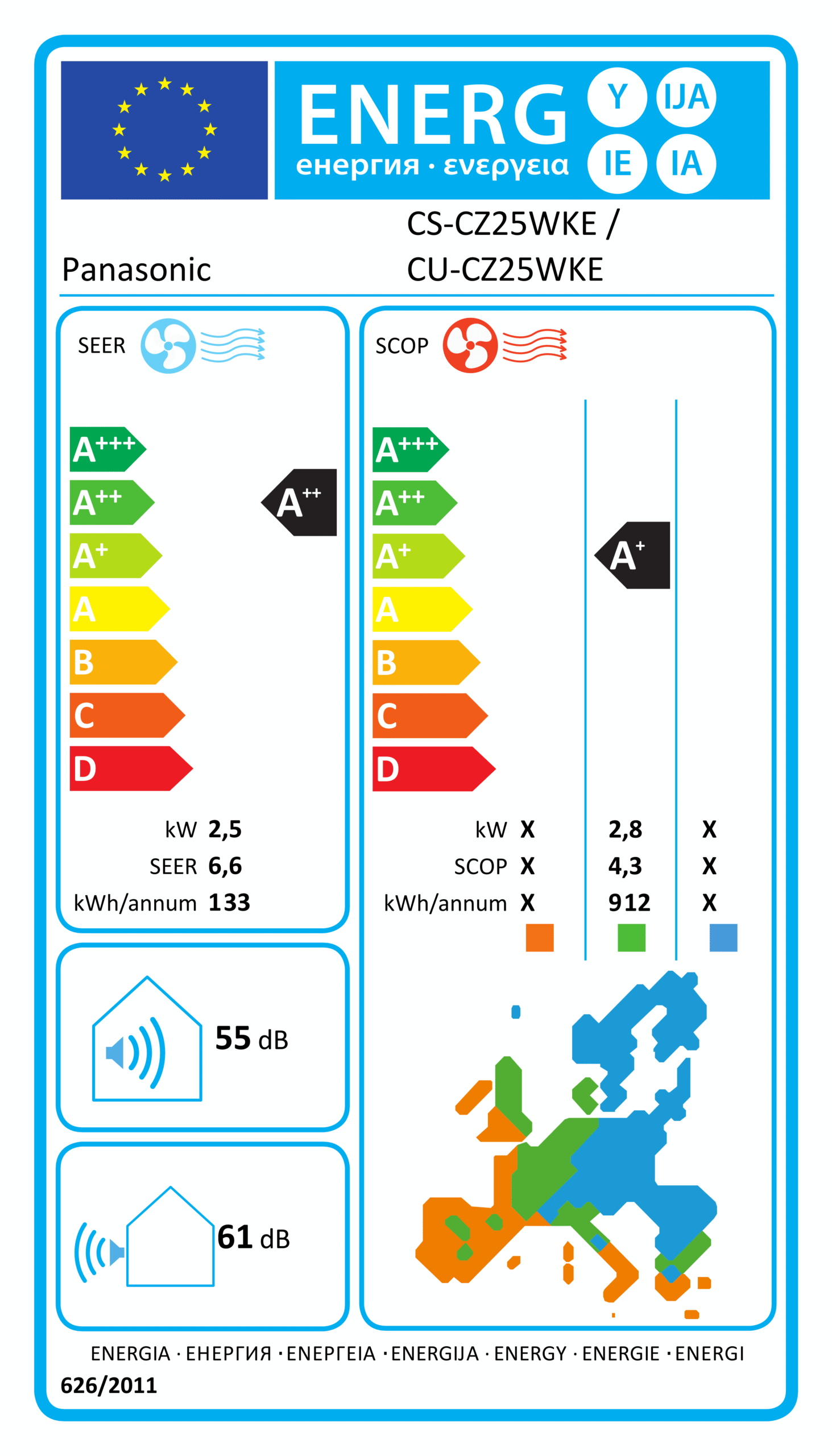 Panasonic CZ25ZKE - Billede 2